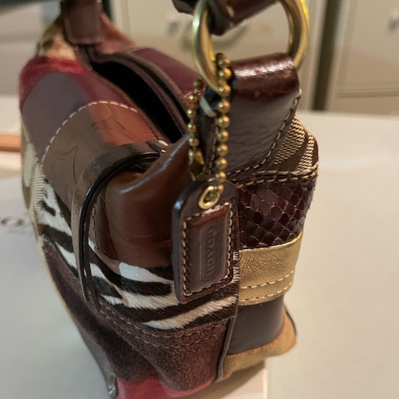 Coach Small patchwork leather bag, limited edition. - Picture 2 of 6
